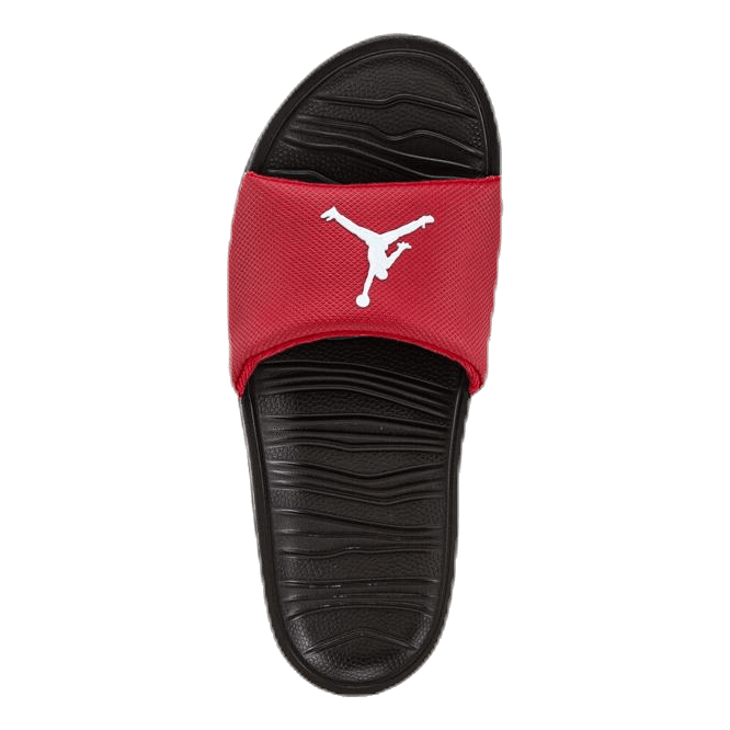 red jordan slides