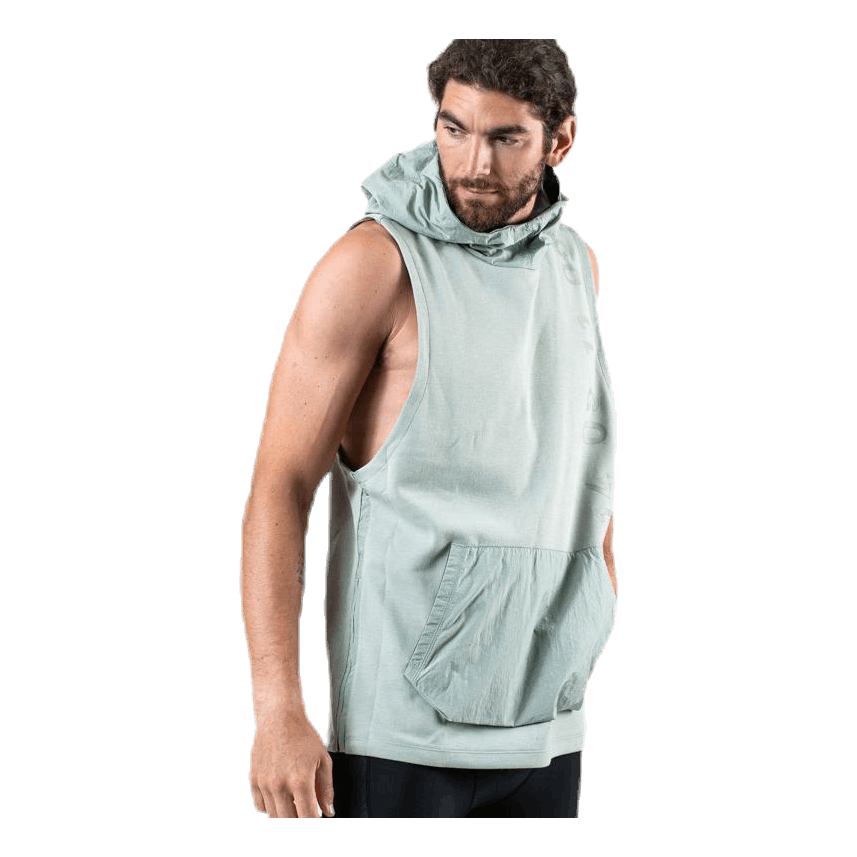 Nike Dri FIT Therma Sleeveless Hood Black Green Sportamore