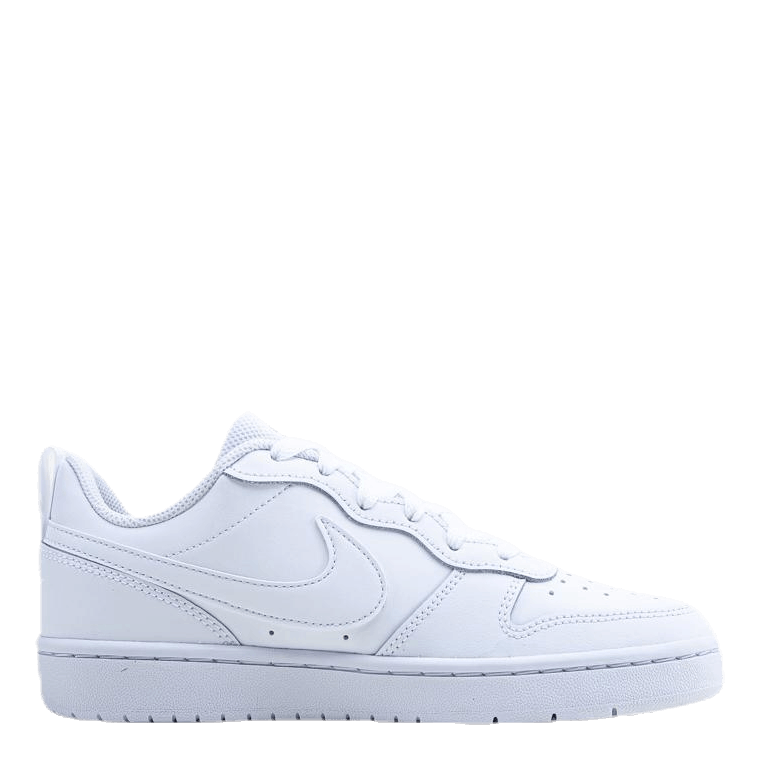 Court Borough Low 2 Big Kids' Shoes WHITE/WHITE-WHITE