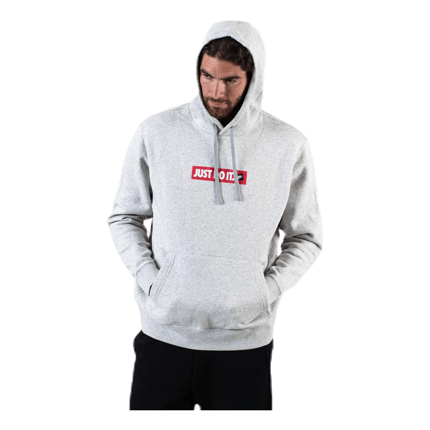 Nike just do it grey hoodie shop