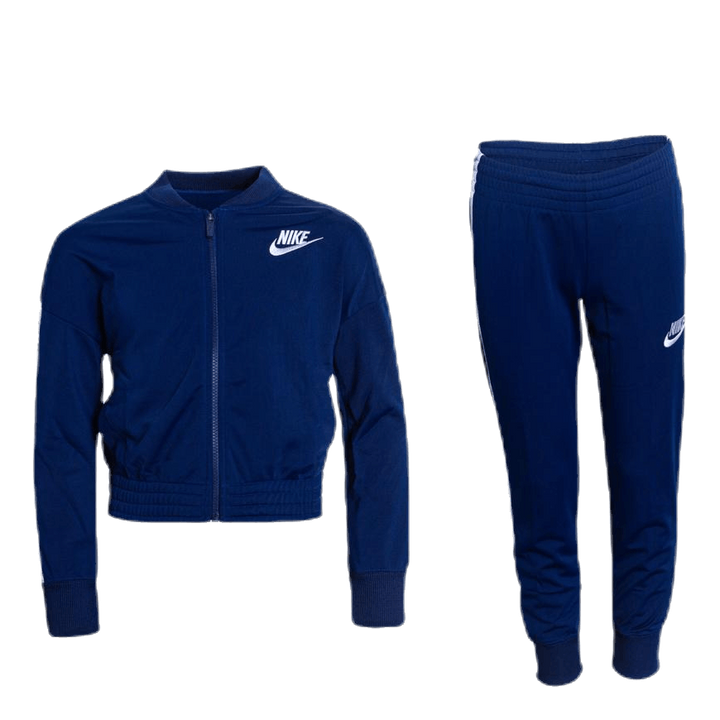 Girls Tricot Essential Tracksuit Blue