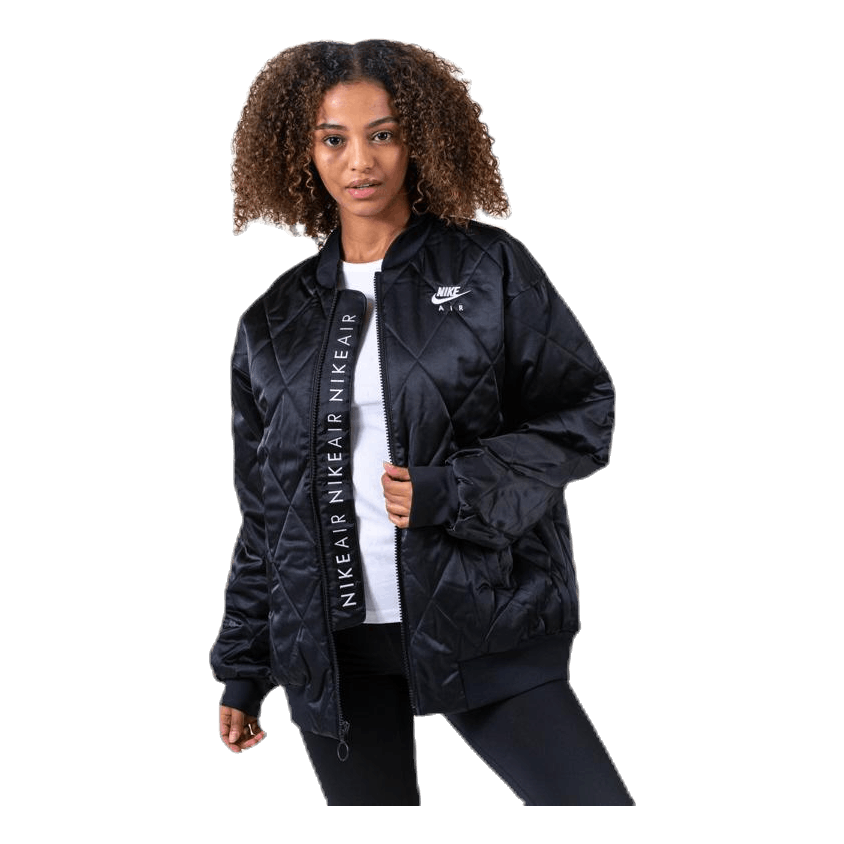 Nsw Satin Jacket White/Black