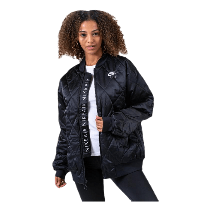 Nsw Satin Jacket White/Black