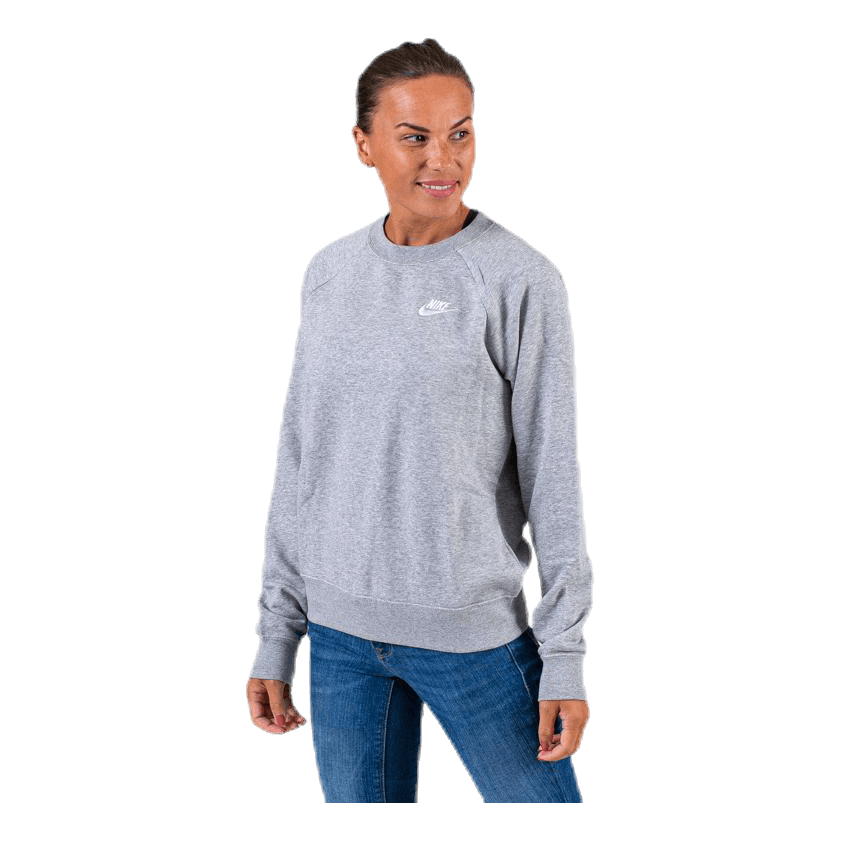 nike essential crew sweatshirt grey