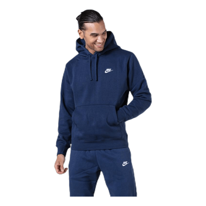 Sportswear Club Fleece Pullover Hoodie MIDNIGHT NAVY/MIDNIGHT NAVY/WHITE