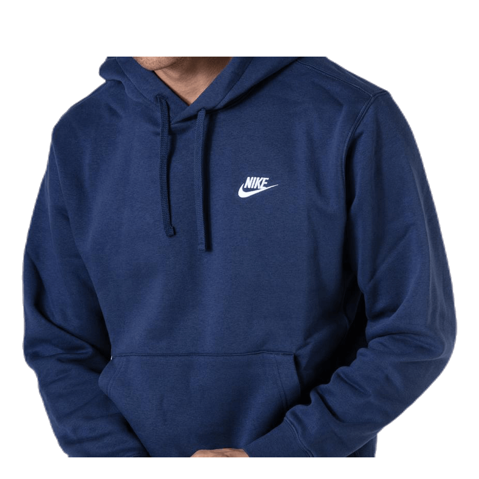 Sportswear Club Fleece Pullover Hoodie MIDNIGHT NAVY/MIDNIGHT NAVY/WHITE