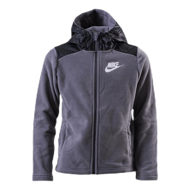 Junior Winterized FZ Hoodie Black/Grey