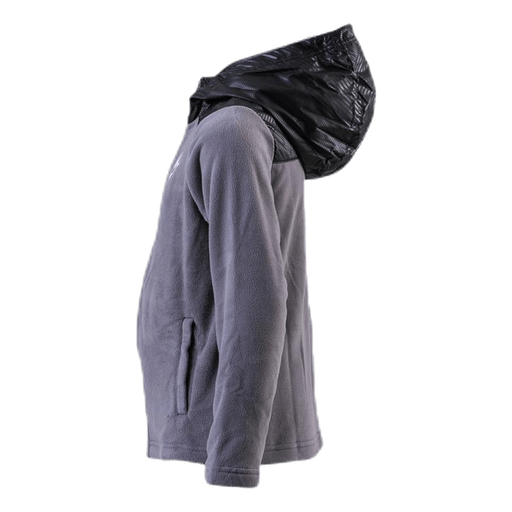 Junior Winterized FZ Hoodie Black/Grey