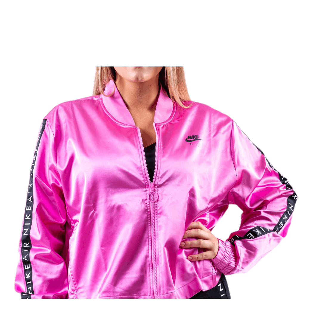 nike air transparent jacket pink