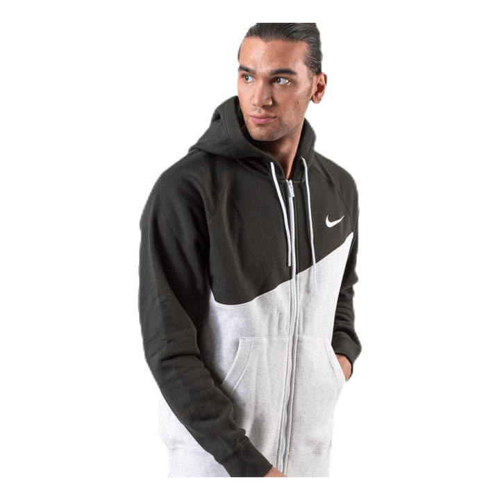 Swoosh Hoodie Full-Zip Green/Grey