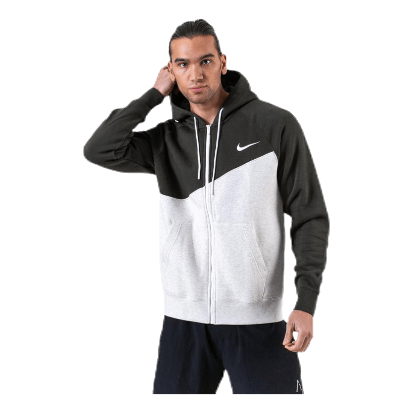 Swoosh Hoodie Full-Zip Green/Grey