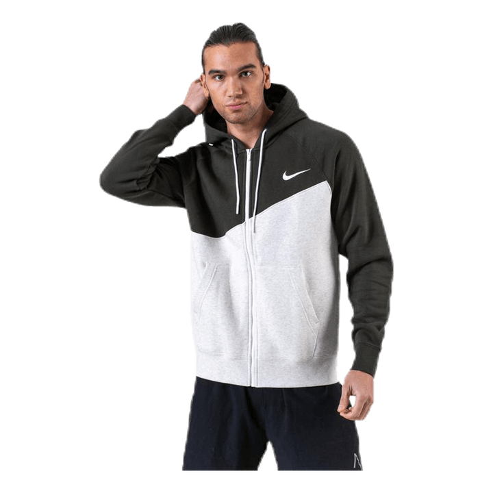 Swoosh Hoodie Full-Zip Green/Grey