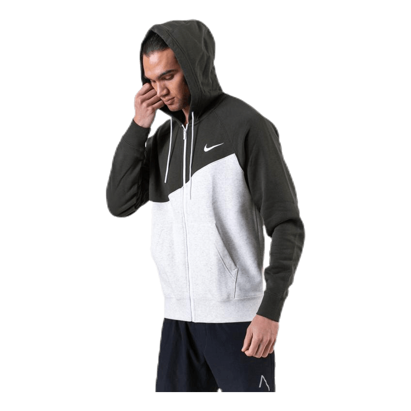 Swoosh Hoodie Full-Zip Green/Grey