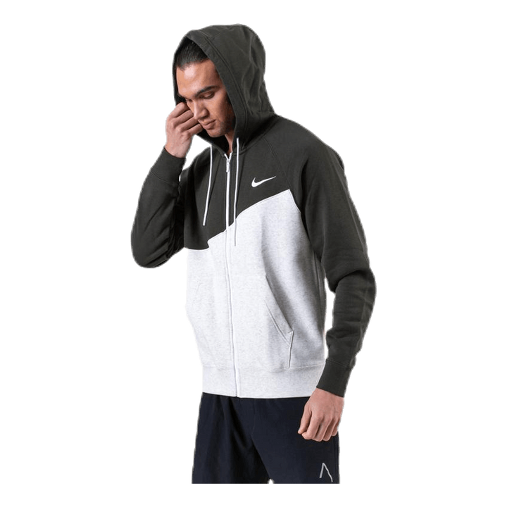 Swoosh Hoodie Full-Zip Green/Grey