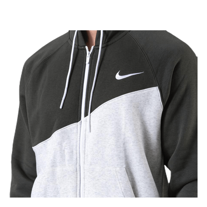 Swoosh Hoodie Full-Zip Green/Grey