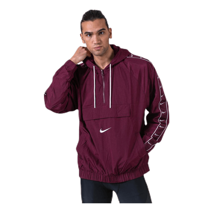 Swoosh Jacket White Red