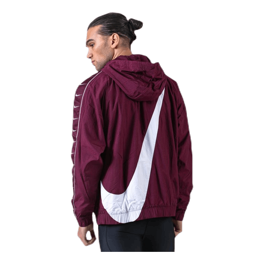 Swoosh Jacket White Red