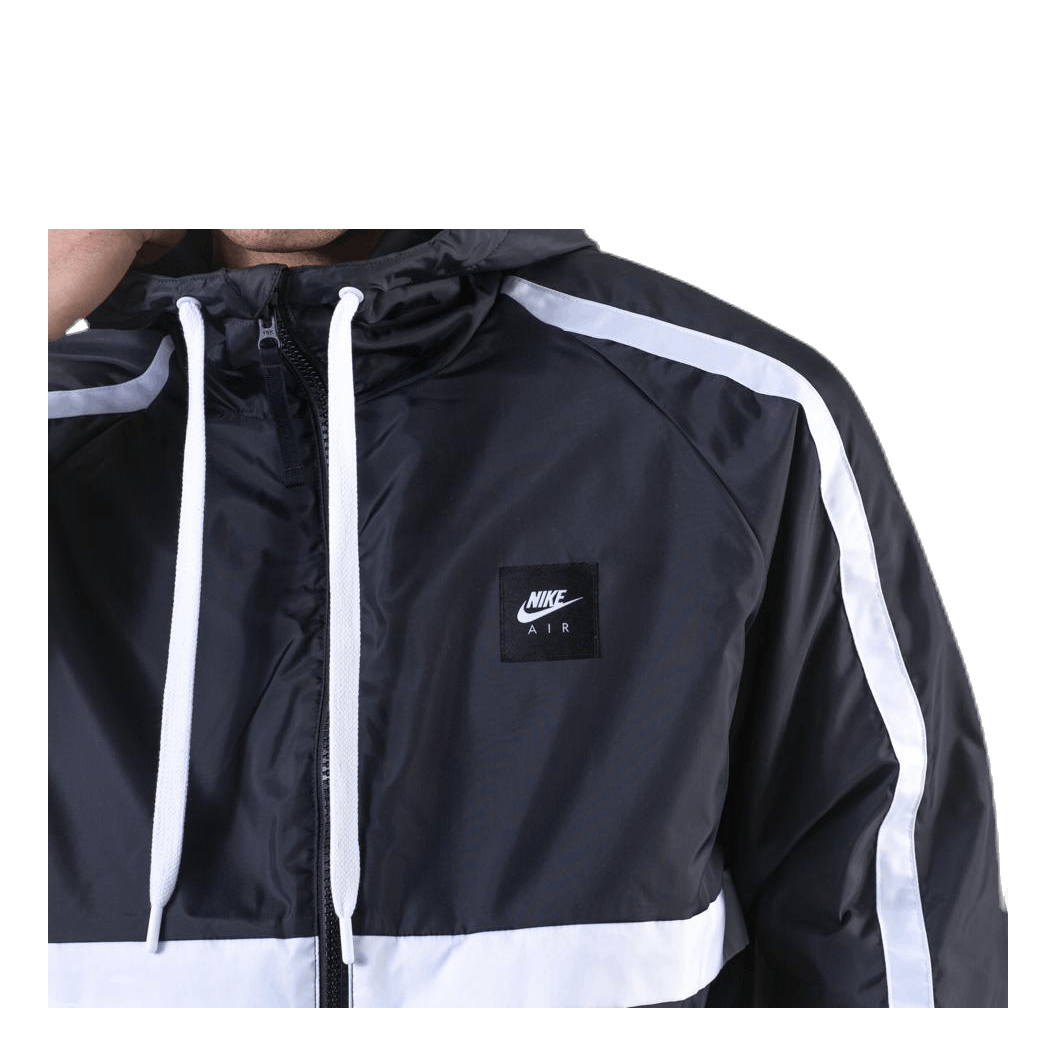 black and white nike air jacket