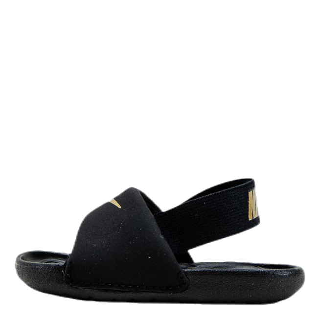 Kawa Baby/Toddler Slides BLACK/METALLIC GOLD