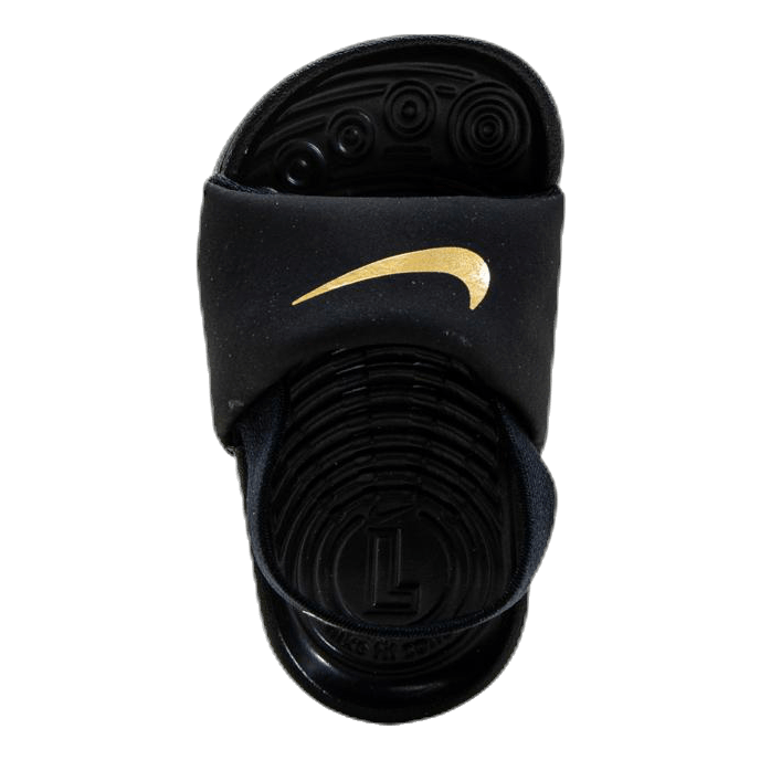 Kawa Baby/Toddler Slides BLACK/METALLIC GOLD