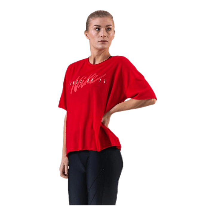 Dri-FIT Oversized SS Top Grx White/Red