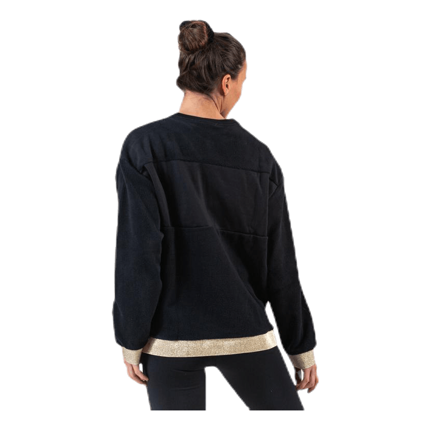 Glam Dunk Therma Fleece Crew Black/Gold