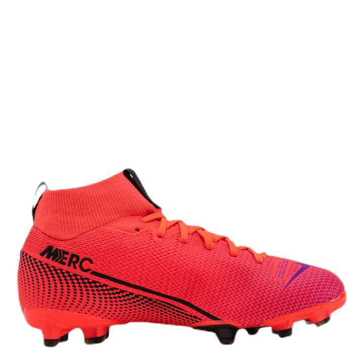 Junior Superfly 7 Academy FG/MG Pink/Black