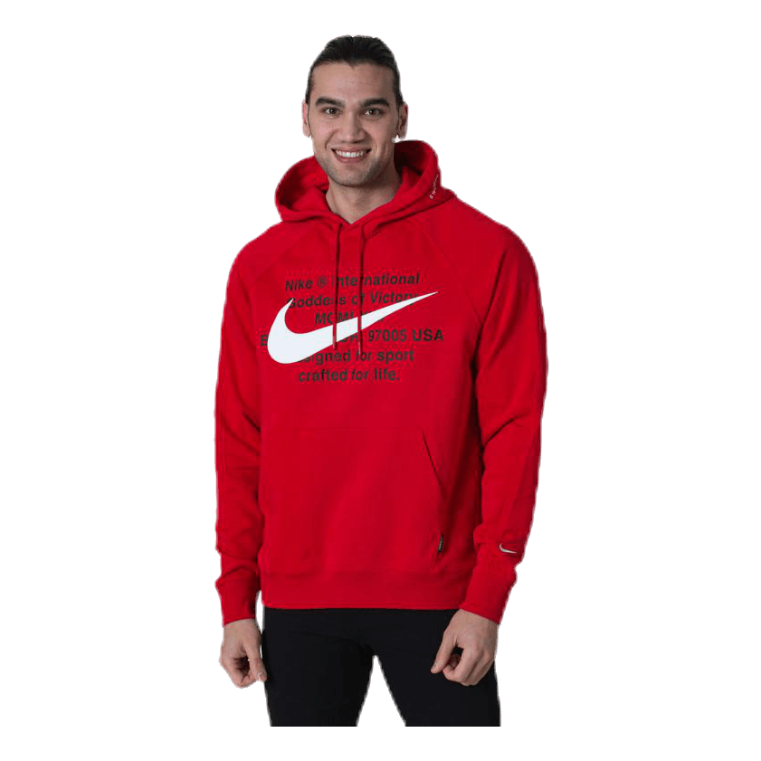 NSW Swoosh Hoodie White/Red