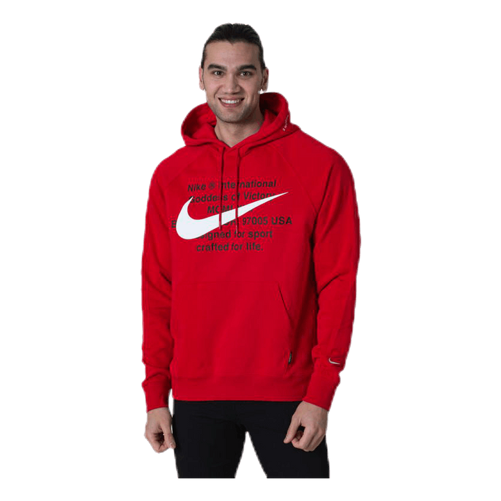 NSW Swoosh Hoodie White/Red