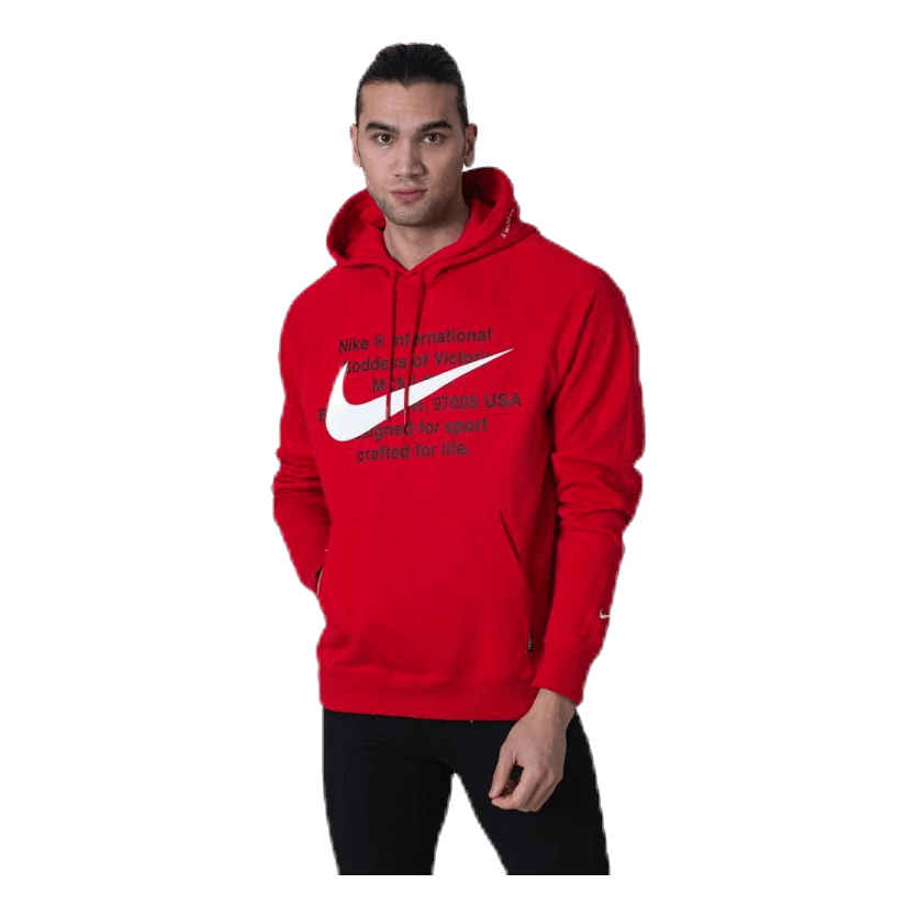 NSW Swoosh Hoodie White/Red