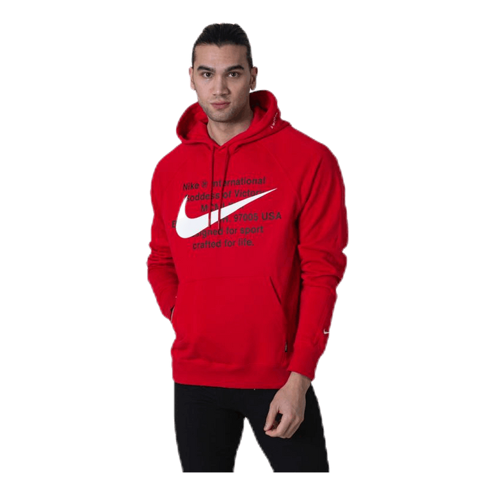 NSW Swoosh Hoodie White/Red