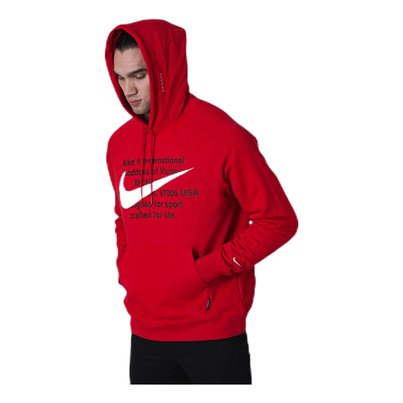 NSW Swoosh Hoodie White/Red