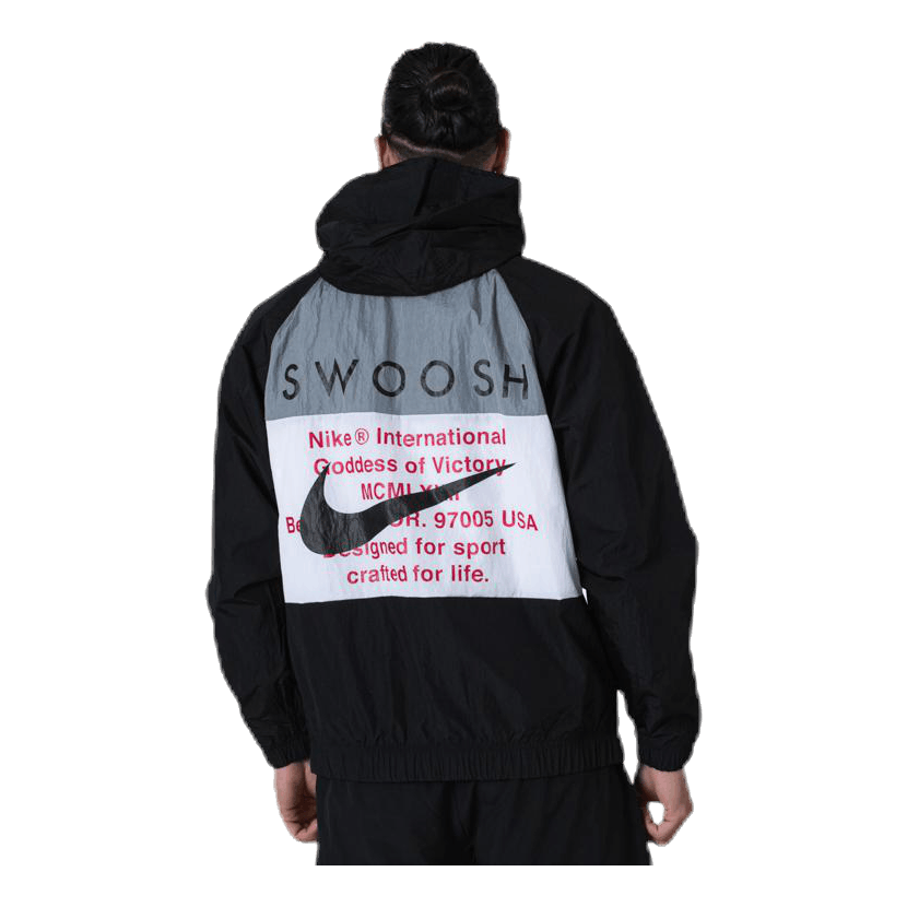 Nsw Swoosh Jkt Hd White/Black