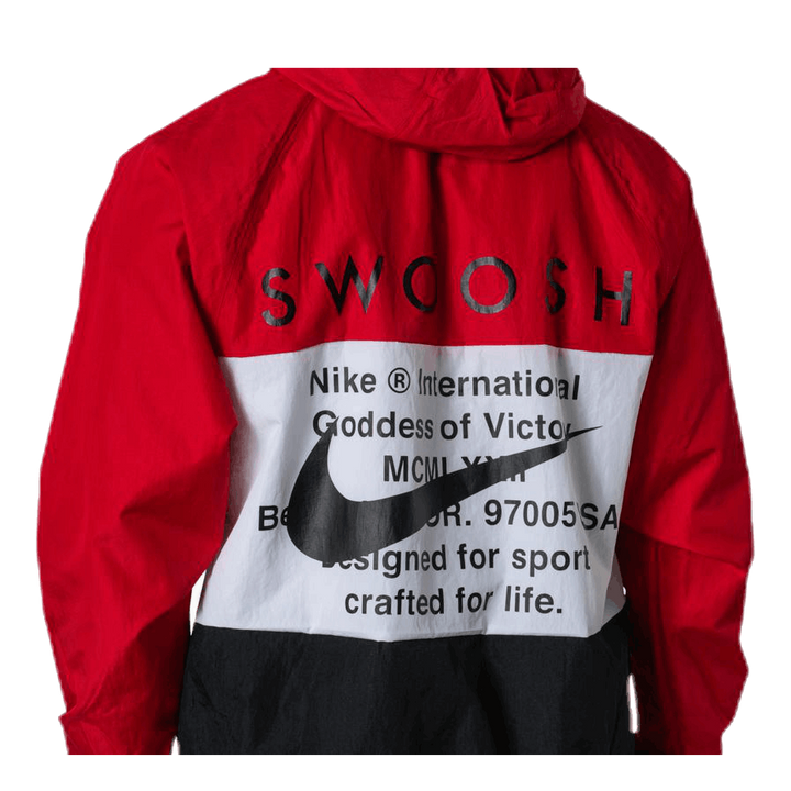 Nsw Swoosh Jkt Hd White/Black/Red