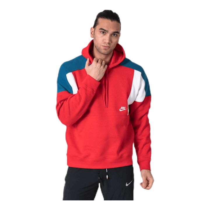 Nsw Hoodie Cb White/Red