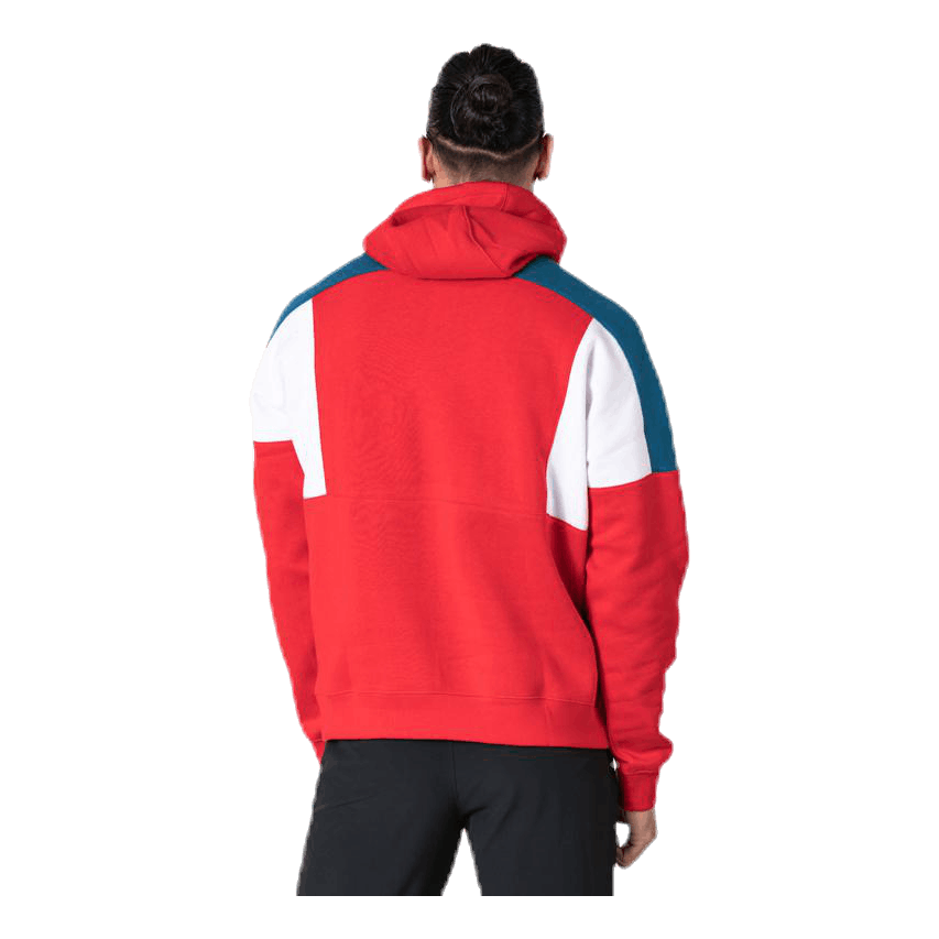 Red blue and white nike hoodie sale