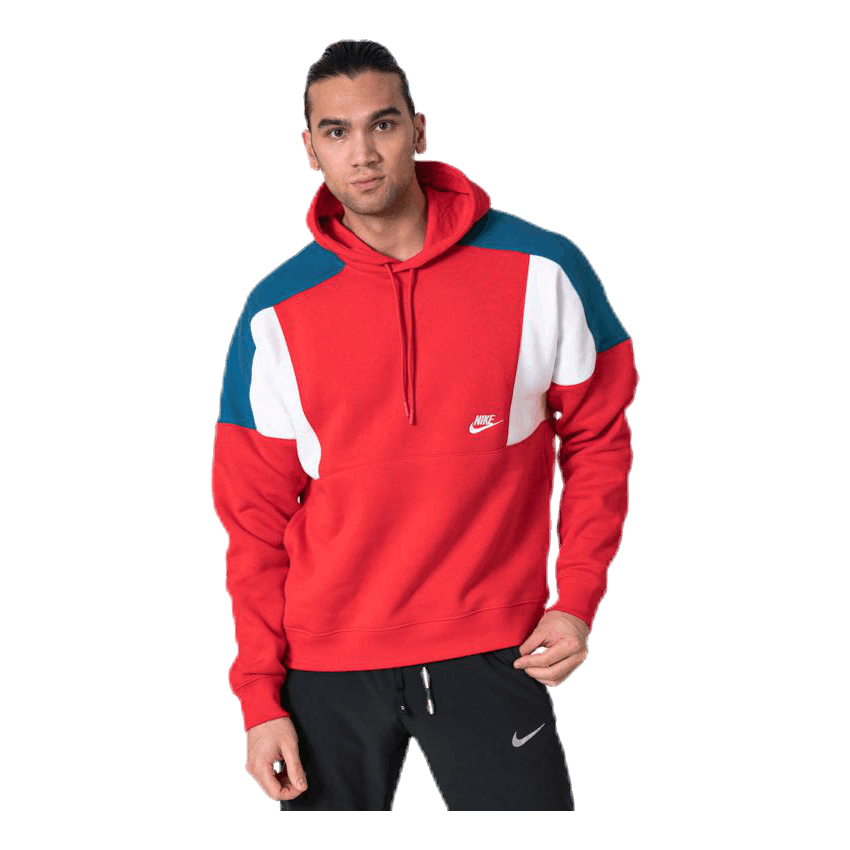 Nike Nsw Hoodie Cb White Red Sportamore