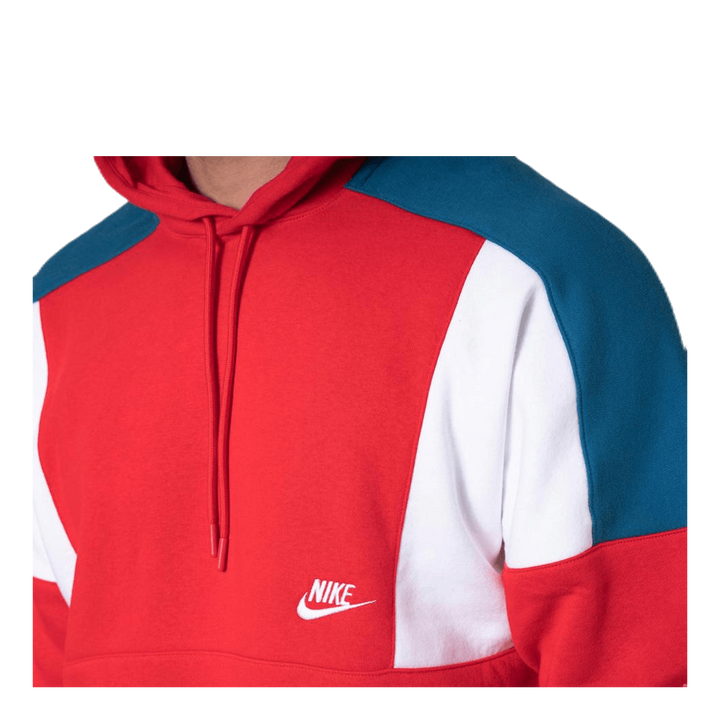 Nsw Hoodie Cb White/Red