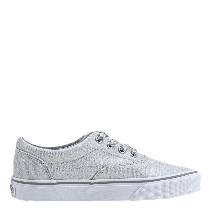 Silver sparkly sales vans shoes