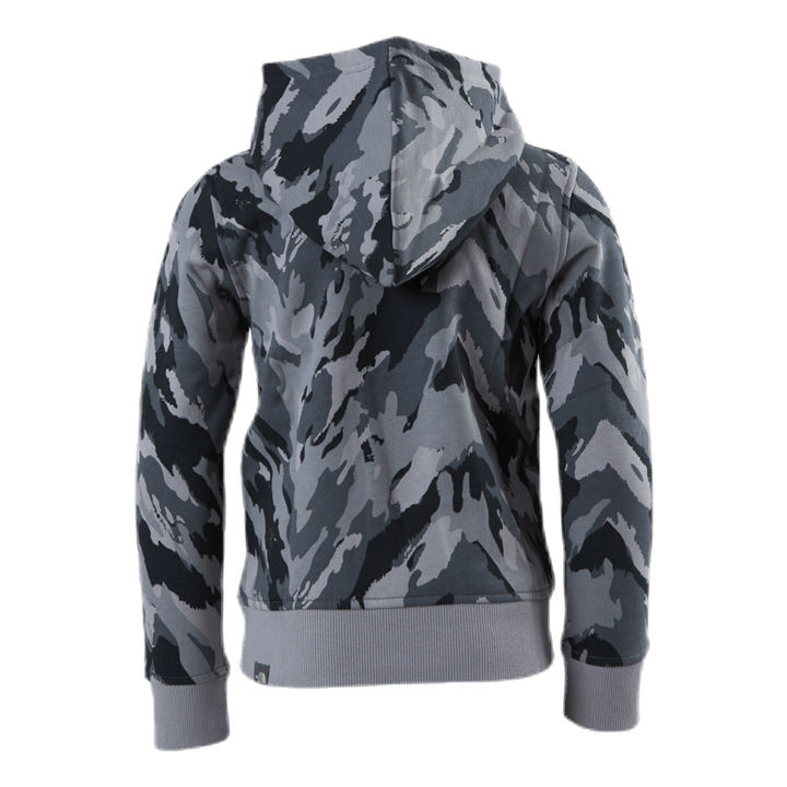 TNF Drew Peak Hoody Junior Patterned/Grey