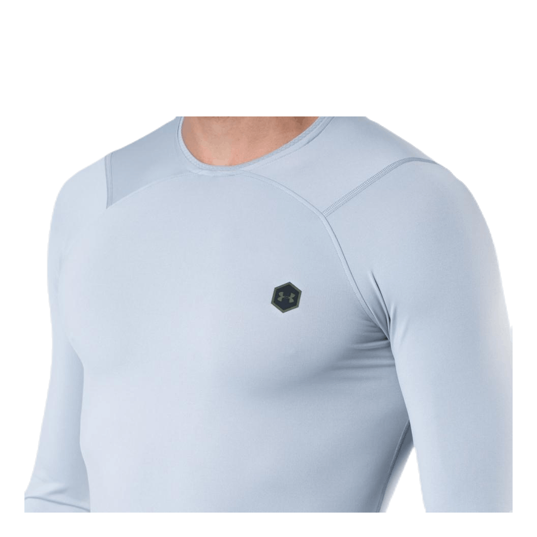 Ua Hg Rush Compression Ls Grey