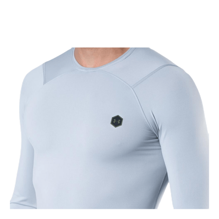 Ua Hg Rush Compression Ls Grey