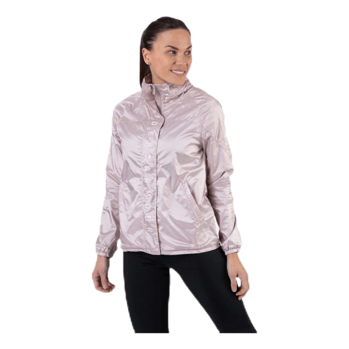 Athlete Recovery Woven Iridescent Jacket Pink