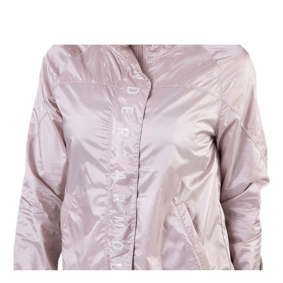 Athlete Recovery Woven Iridescent Jacket Pink