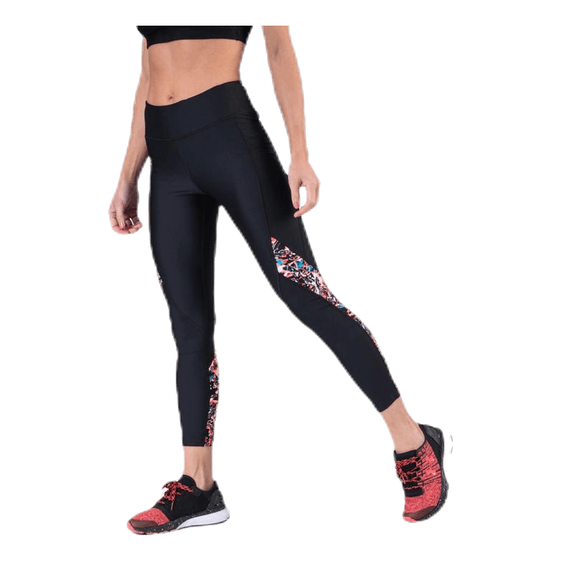 Under Armour HG Armour Printed Panel Ankle Crop Black Sportamore