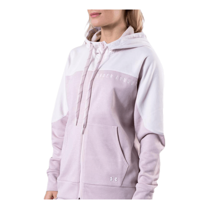 Recover Knit FZ Hoodie Pink