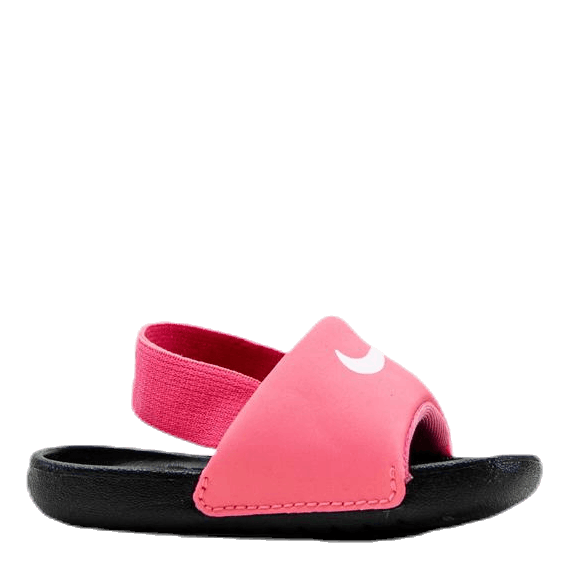 Pink nike top slides kids