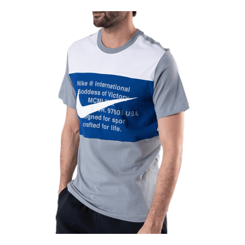 Nsw Swoosh Tee Ss Blue/Grey