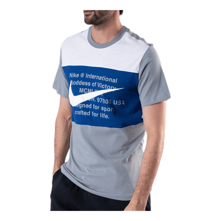 Nsw Swoosh Tee Ss Blue/Grey