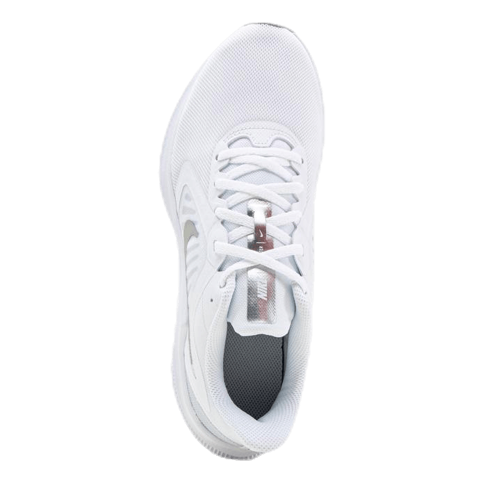 nike downshifter 10 white silver